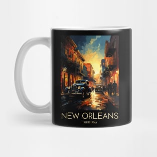 A Pop Art Travel Print of New Orleans - Louisiana - US Mug